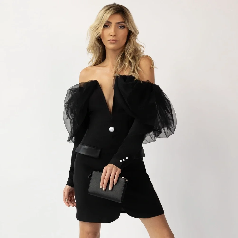 Off the shoulder blazer dress by Forte The Brand - Picture 1 of 3